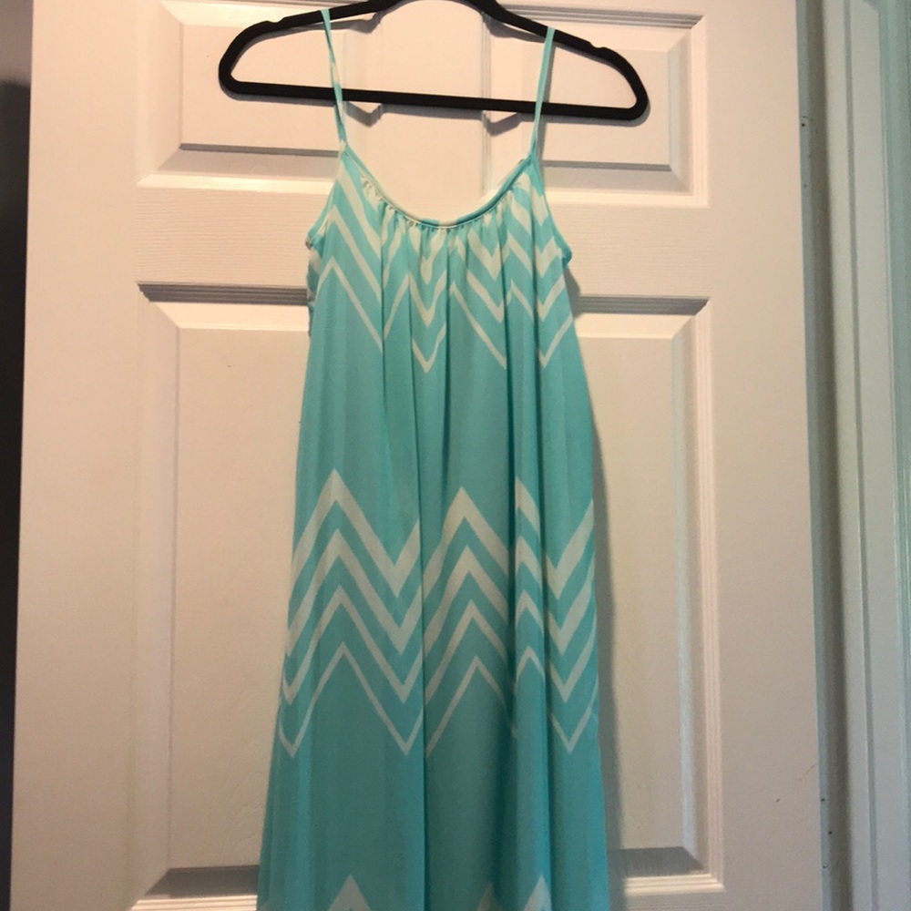 Light blue maxi dress